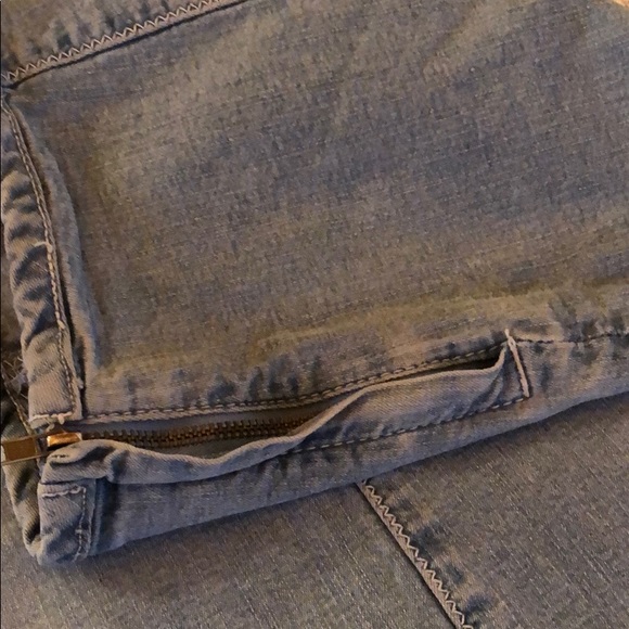 Denim midi flared skirt - Picture 3 of 6